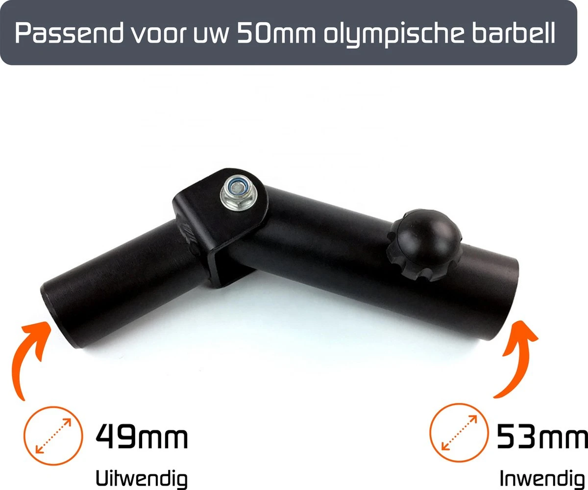 Landmine Steun Voor Lange Halters 50mm – Fitness Barbell Roeigreep - Halterstang Pivot Post - Squat En Rugtrainer 2 Landmine Steun Voor Lange Halters 50mm – Fitness Barbell Roeigreep - Halterstang Pivot Post - Squat En Rugtrainer - Afbeelding 2