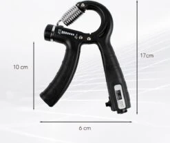 Verstelbare Handtrainer - 5 Tot 60 KG - Vingertrainer - Handknijper - Grip Trainer - Zwart -FitForce Outlet Winkel 1200x1016