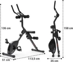 CAPITAL SPORTS Azura Fusion Fiets Hometrainer 3in1 Cardio-/standing Bike AB Trainer , Magnetische Weerstand , Belastbaarheid: Max. 100 Kg -FitForce Outlet Winkel 1200x1016 7
