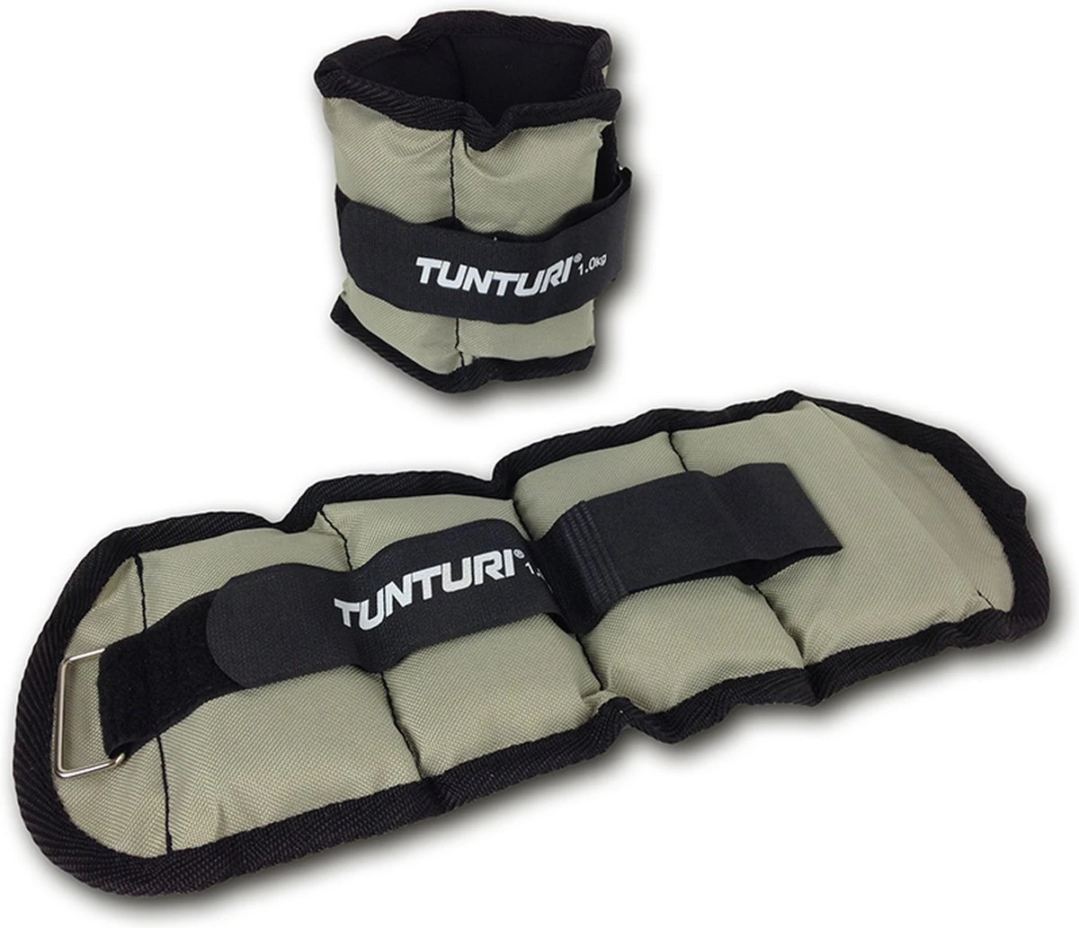 Tunturi Enkelgewichten En Polsgewichten - Gewichten - 2 X 1,0kg - Grijs 3 Tunturi Enkelgewichten En Polsgewichten - Gewichten - 2 X 1,0kg - Grijs - Afbeelding 3