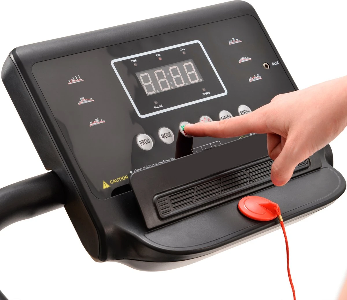 Merax G350 PRO Opvouwbaar Elektrisch Loopband - Inklapbaar Fitness Hardloopband Met Hellingfunctie 10 Merax G350 PRO Opvouwbaar Elektrisch Loopband - Inklapbaar Fitness Hardloopband Met Hellingfunctie - Afbeelding 10