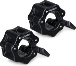 Navaris Halterstangsluiters- Lock Jaw Collar Set - 2x Barbell Sluiting - Halterstangsluiting - Sluitklemmen Voor Halterstangen -FitForce Outlet Winkel 1200x1044 3