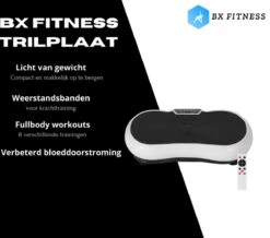 BX Fitness® Trilplaat – Trilplaat Wit - Fitness - Trilplaat Voor Benen Bloedsomloop - Trainingsapparatuur Voor Uithoudingstraining - Stimuleert Spiergroepen - -FitForce Outlet Winkel 1200x1058 6