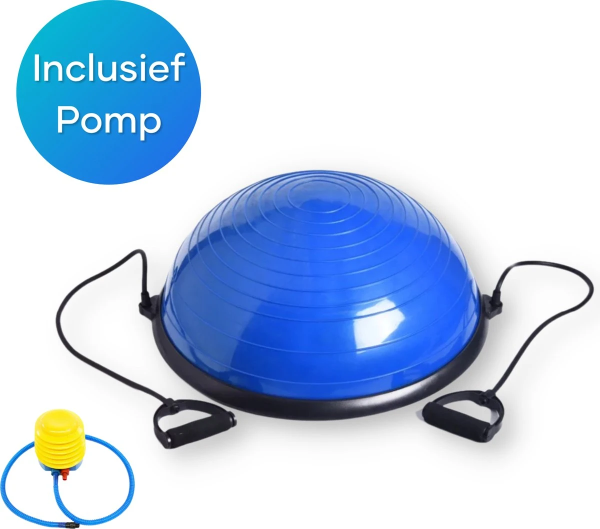Luxari - Balanstrainer Pro - Balansbal - Inclusief Pomp En Weerstandsbanden - Ø 60 Cm - Balance Board - Yoga Balance Ball - Yoga Bal - Balans Bal - Balansbord 1 Luxari - Balanstrainer Pro - Balansbal - Inclusief Pomp En Weerstandsbanden - Ø 60 Cm - Balance Board - Yoga Balance Ball - Yoga Bal - Balans Bal - Balansbord