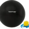 Tunturi Fitness Bal - Yoga Bal Inclusief Pomp - Pilates Bal - Zwangerschaps Bal - 55 Cm - Kleur: Zwart - Incl. Gratis Fitness App