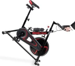 Trend24 Hometrainer - Hometrainer Fiets - Spinningfiets - Spinning - Max 120 KG - Zwart 13 Trend24 Hometrainer - Hometrainer Fiets - Spinningfiets - Spinning - Max 120 KG - Zwart -FitForce Outlet Winkel 1200x1062 5