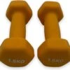 Dumbell Set 1.5 Kg - Fitness - Gewicht - Set - 1.5 Kg - 2 X 1.5kg - Oranje - Gewichtjes 1,5 Kg