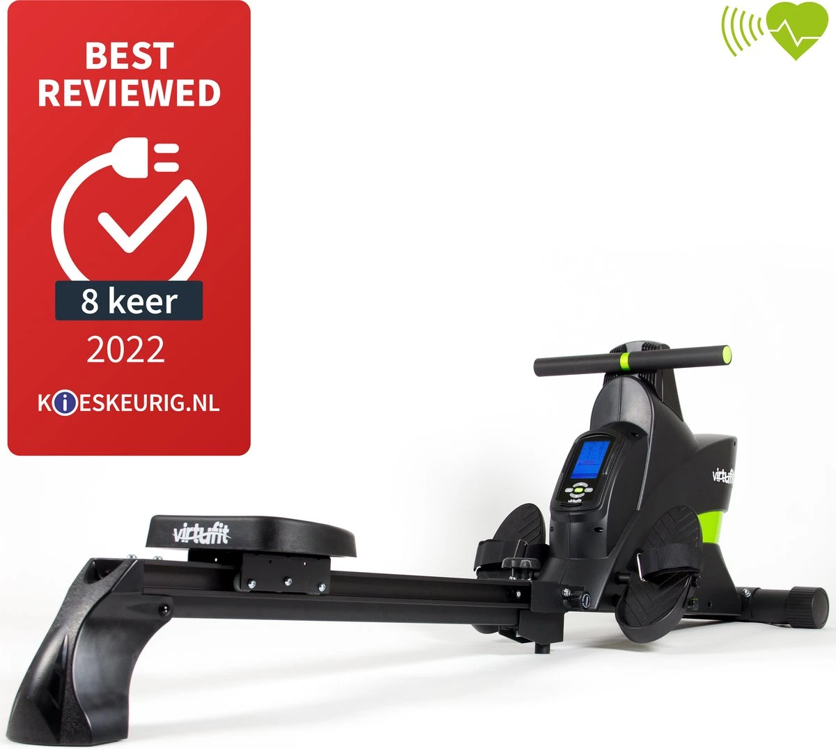 VirtuFit Ergometer Roeitrainer - Hartslagfunctie - Inklapbaar - Zwart 1 VirtuFit Ergometer Roeitrainer - Hartslagfunctie - Inklapbaar - Zwart