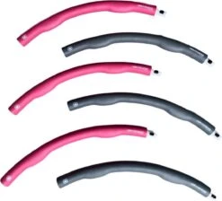 Orange85 Hoepel Fitness - Hoelahoep 100cm - Volwassenen - Hoepelen - Hoolahoop - Sport - Grijs - Roze - 1,2 Kg - Soft - Afvallen -FitForce Outlet Winkel 1200x1089 2