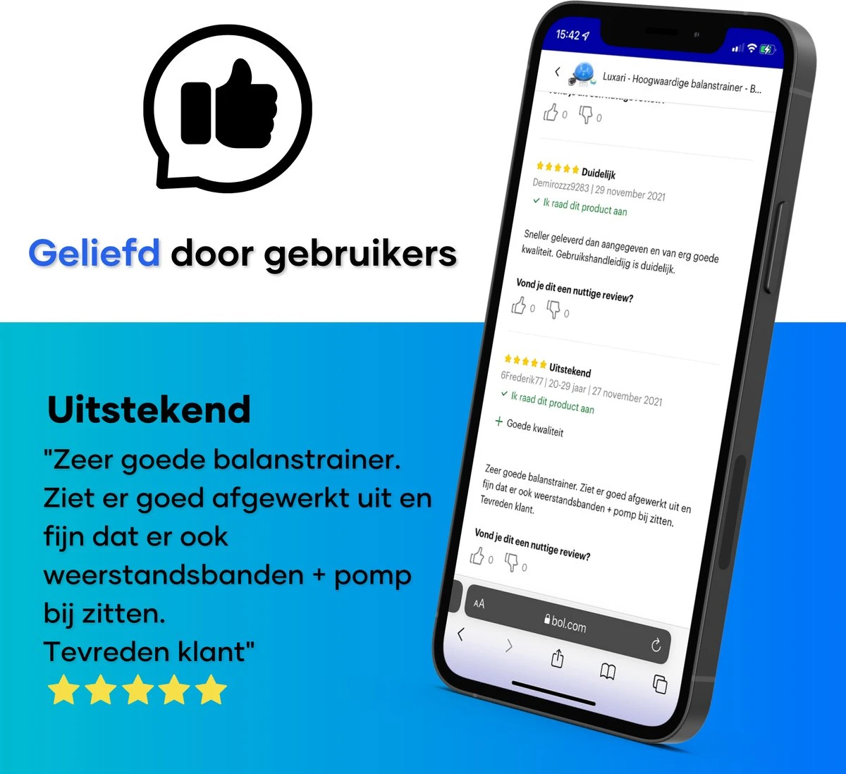 Luxari - Balanstrainer Pro - Balansbal - Inclusief Pomp En Weerstandsbanden - Ø 60 Cm - Balance Board - Yoga Balance Ball - Yoga Bal - Balans Bal - Balansbord 6 Luxari - Balanstrainer Pro - Balansbal - Inclusief Pomp En Weerstandsbanden - Ø 60 Cm - Balance Board - Yoga Balance Ball - Yoga Bal - Balans Bal - Balansbord - Afbeelding 6