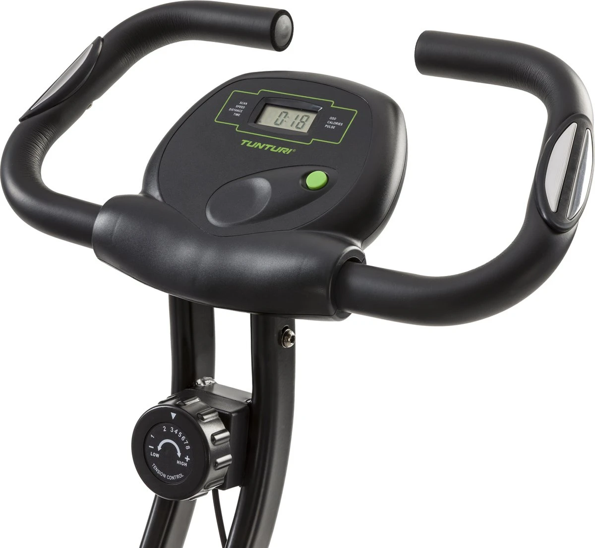 Tunturi Star Fit X100 X-bike - Hometrainer - Fitnessfiets - Opvouwbaar - Verstelbaar - 8 Weerstandsniveaus - Opvouwbare Hometrainer 5 Tunturi Star Fit X100 X-bike - Hometrainer - Fitnessfiets - Opvouwbaar - Verstelbaar - 8 Weerstandsniveaus - Opvouwbare Hometrainer - Afbeelding 5