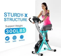 K IKIDO Indoorfietsen - X-Bike Hometrainer - Hometrainers - Fitness Fiets Opvouwbaar - Inklapbare - Tablethouder - Ergometer - 8 Weerstandsniveaus - Fitness Bike - Max. 135 Kg -FitForce Outlet Winkel 1200x1107 7