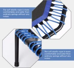 FOXSPORT Trampoline - Jump - Fitness - Volwassene Of Kindertrampoline - Fitness Trampoline Met Handvat - Mini Trampoline - Kleine Trampoline - Sport Trampoline - Inclusief Handgrip - Fitnesstrampolines - 119 Cm -FitForce Outlet Winkel 1200x1110 3