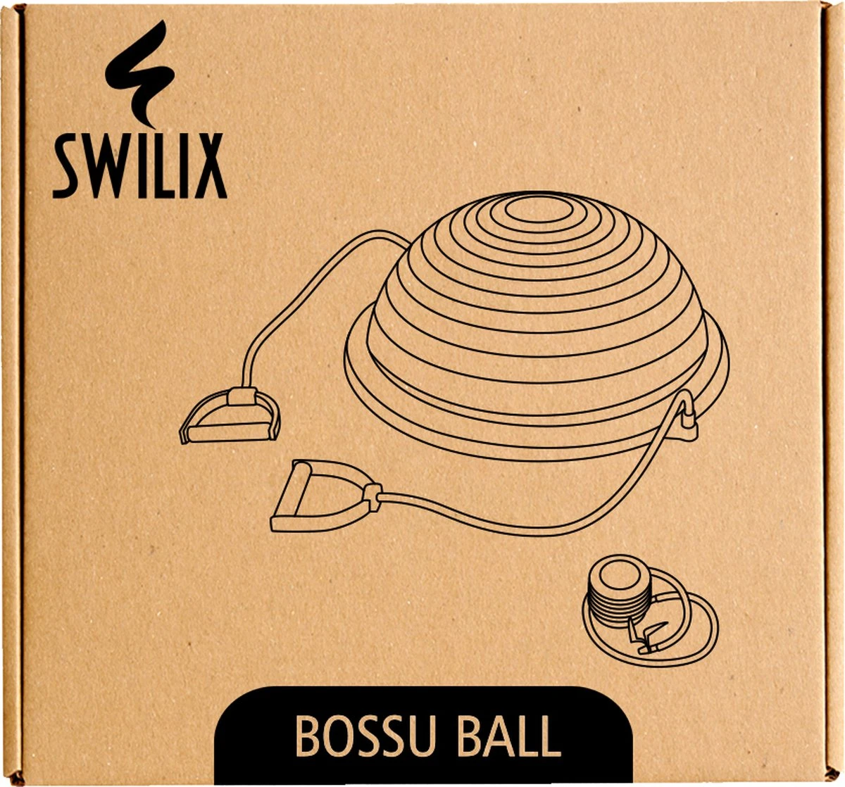 SWILIX ® Balanstrainer - Balance Board Met Weerstandsbanden - Balansbord Blauw 2 SWILIX ® Balanstrainer - Balance Board Met Weerstandsbanden - Balansbord Blauw - Afbeelding 2