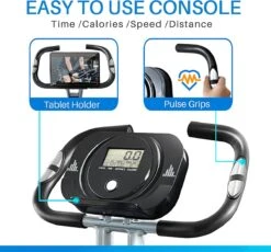 K IKIDO Indoorfietsen - Fitness Fiets - Hometrainer - Inklapbare - 8 Magnetische Weerstandsinstellingen - Hartslagmeting - Mobiele Telefoonhouder - LCD Display Voor Thuis Gym -FitForce Outlet Winkel 1200x1118 5