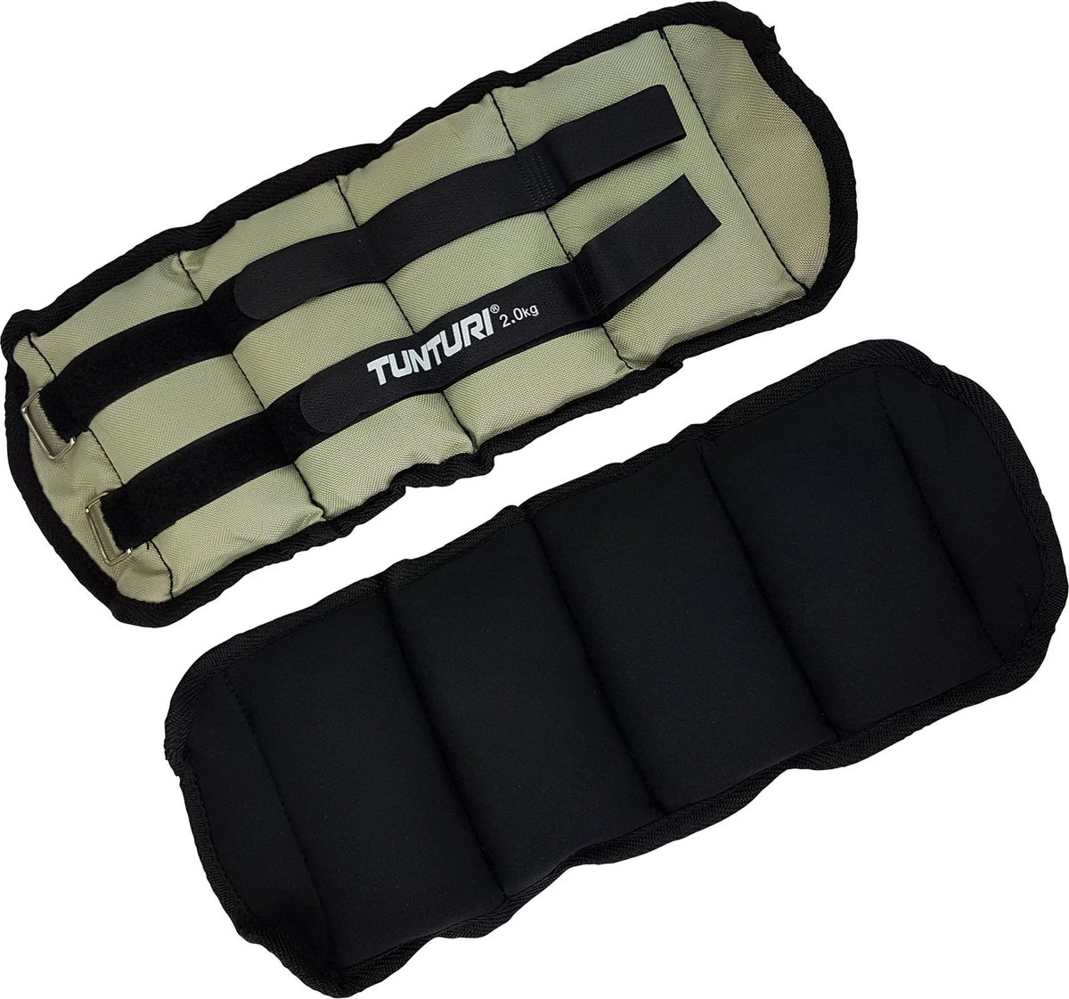 Tunturi Enkelgewichten En Polsgewichten - Gewichten - 2 X 2,0kg - Grijs 2 Tunturi Enkelgewichten En Polsgewichten - Gewichten - 2 X 2,0kg - Grijs - Afbeelding 2