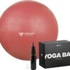 Rockerz Fitness® - Yoga Bal Inclusief Pomp - Pilates Bal - Fitness Bal - Zwangerschapsbal - Goede Houding Bij Het Thuiswerken - 75 Cm - Kleur: Rose Gold