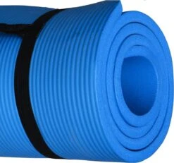 RS Sports Fitnessmat / Trainingsmat NBR - Blauw- 180 X 60 X 1,5 Cm - Met Draagkoord -FitForce Outlet Winkel 1200x1123 17