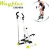 Wayflex - Opvouwbare Stepper - Hometrainer - Fitness Stepper - Fitnesstrainer - Wit/Zwart