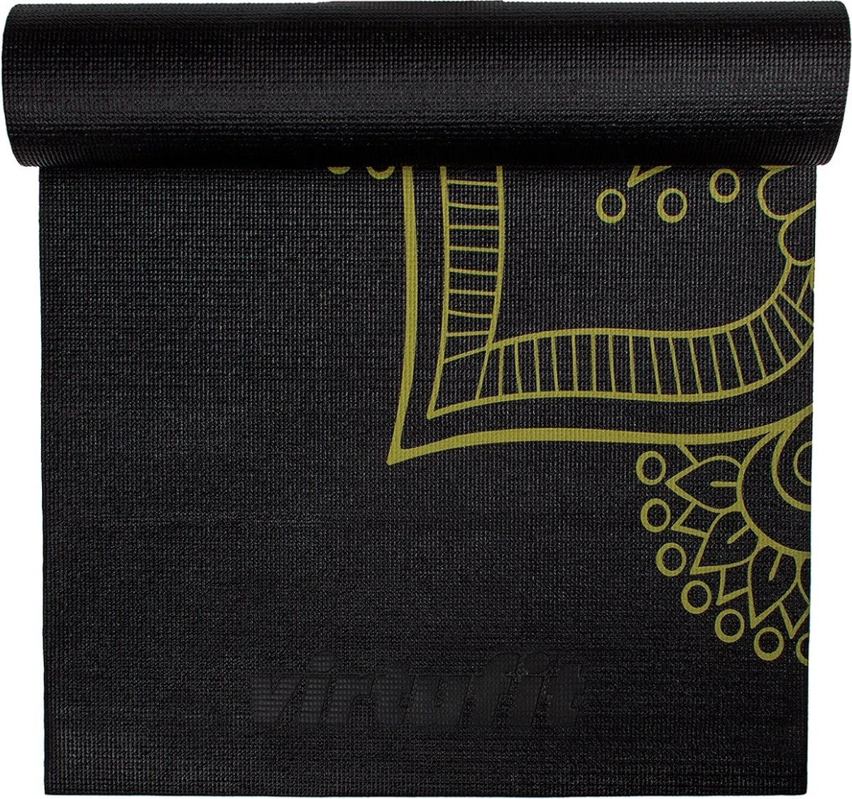 VirtuFit Premium Yoga Mat - Anti-slip - Dik (4 Mm) - 183 X 61 X 0,4 Cm - Onyx Black Mandala 1 VirtuFit Premium Yoga Mat - Anti-slip - Dik (4 Mm) - 183 X 61 X 0,4 Cm - Onyx Black Mandala