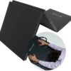 Yoga Mat Opvouwbaar Yogamat Fitness Mat Fitnessmat - Sport Mat - Fitnessmat Opvouwbaar - Multifunctioneel - 3-delig - 180x60cm - 5cm Dik - Zwart - Belum