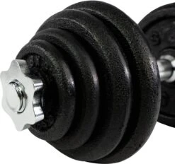 RS Sports Dumbellset - Halterset Met Gewichten - Totaal 30 Kg - 2 Stangen - Zwart 13 RS Sports Dumbellset - Halterset Met Gewichten - Totaal 30 Kg - 2 Stangen - Zwart -FitForce Outlet Winkel 1200x1128
