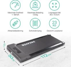Dreaver S310 Loopband - Wandelband - Walking Pad - 1-6km/h -FitForce Outlet Winkel 1200x1130 6