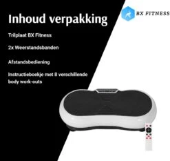 BX Fitness® Trilplaat – Trilplaat Wit - Fitness - Trilplaat Voor Benen Bloedsomloop - Trainingsapparatuur Voor Uithoudingstraining - Stimuleert Spiergroepen - -FitForce Outlet Winkel 1200x1134 12