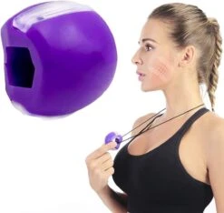 Merkloos Kaaklijn Trainer + Koort Medium | Kaak Trainer | Jawline Trainer | Strakkere Kaaklijn