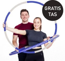 Fitness Hoelahoep - Cadeau - Sport Hoepel- - Volwassenen - Hoelahoep Met Gewicht - Waist Trainer - 1-4 KG/94 Cm+ Gratis Hoepeltas