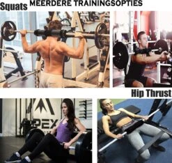 MJ Sports Premium Barbell Pad - Nekbeschermer - Barpad - Nekkussen - Squats - Hip Thrusts - Fitness - Zwart -FitForce Outlet Winkel 1200x1138 2