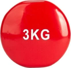 VirtuFit Vinyl Dumbbell Pro - Gewichten - Fitness - 3 Kg - Rood - Halter - Fitness -FitForce Outlet Winkel 1200x1140 1