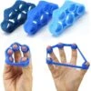 Merkloos EPIN | Siliconen Vingertrainer | Vingerstretcher | Vingergripper | Vinger Training | Hand Trainer | Yoga Stretcher | Finger Exercises | Vinger Oefening | Donker Blauw 5KG - 11LB
