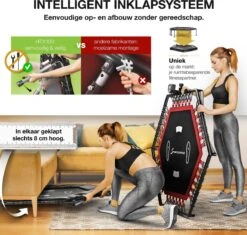 Sportstech Germany - HTX100 Smart Fitness-trampoline Met App -FitForce Outlet Winkel 1200x1142 19