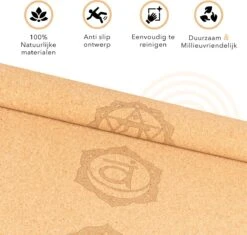 Yoga Mat Sportmat Fitnessmat Antislip Duurzaam Kurk Met Yoga Lessen -FitForce Outlet Winkel 1200x1143 1