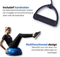 Luxari - Balanstrainer Pro - Balansbal - Inclusief Pomp En Weerstandsbanden - Ø 60 Cm - Balance Board - Yoga Balance Ball - Yoga Bal - Balans Bal - Balansbord 10 Luxari - Balanstrainer Pro - Balansbal - Inclusief Pomp En Weerstandsbanden - Ø 60 Cm - Balance Board - Yoga Balance Ball - Yoga Bal - Balans Bal - Balansbord -FitForce Outlet Winkel 1200x1144 1