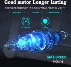 Merax Elektrische Loopband - Opvouwbaar - Inklapbaar Hardloopband - Professioneel - Fitness Hometrainer - Zilver Met Zwart 20 Merax Elektrische Loopband - Opvouwbaar - Inklapbaar Hardloopband - Professioneel - Fitness Hometrainer - Zilver Met Zwart -FitForce Outlet Winkel 1200x1144 3