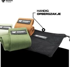 Weerstandsbanden - Booty Band - Resistance Band - Fitness Elastiek Army - 3 Stuks Met Opbergzakje Van Rockerz Fitness® 12 Weerstandsbanden - Booty Band - Resistance Band - Fitness Elastiek Army - 3 Stuks Met Opbergzakje Van Rockerz Fitness® -FitForce Outlet Winkel 1200x1148 7