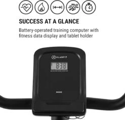 Klarfit Tauon Fiets Hometrainer - LC-display - Trainingscomputer - Tablethouder - Q-factor Van 22 Cm - 12 Kg Vliegwielmassa -FitForce Outlet Winkel 1200x1155 11