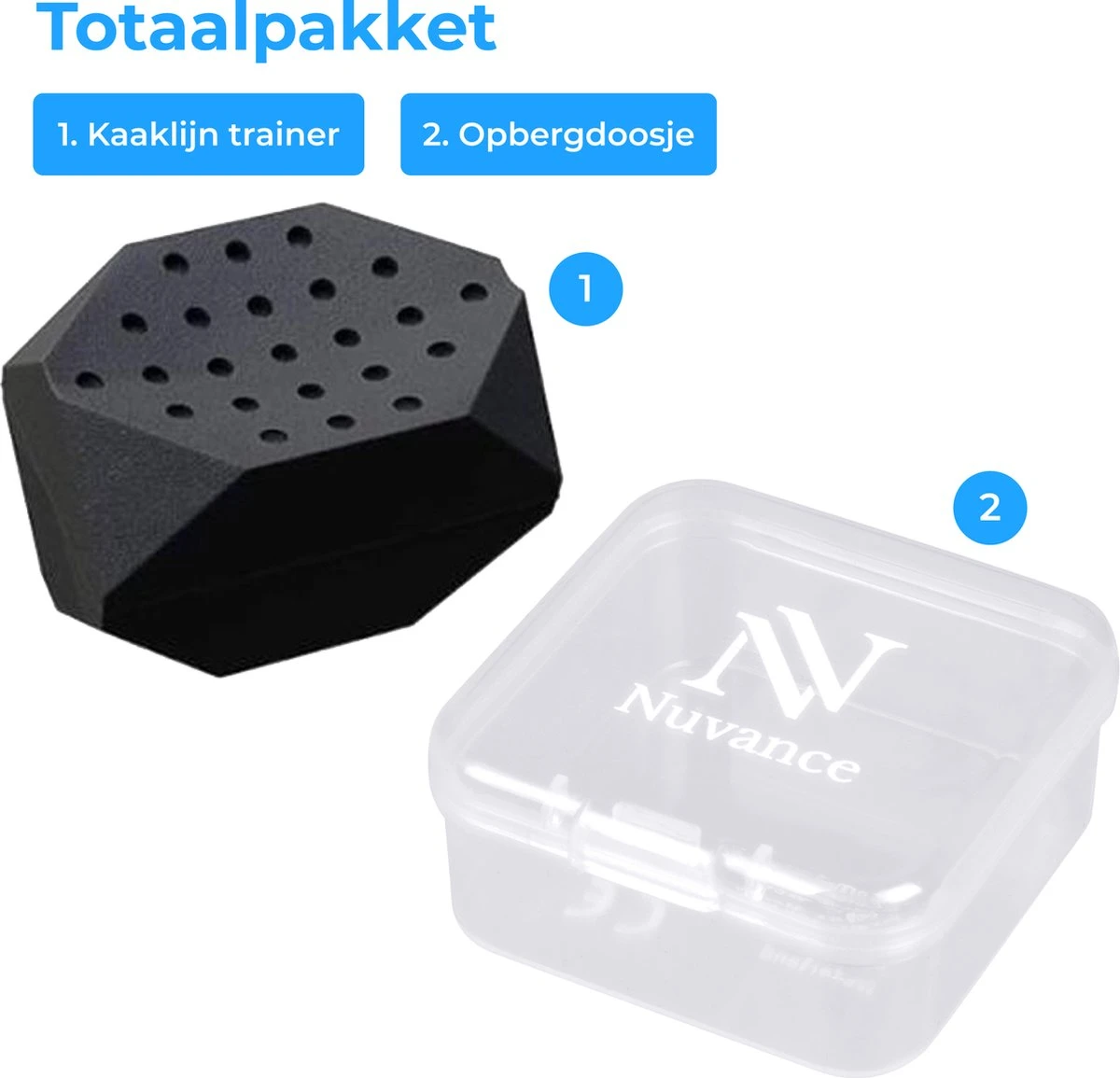 Nuvance - Kaaklijn Trainer (Pro Versie) - Jawline Trainer - Kaak Trainer 4 Nuvance - Kaaklijn Trainer (Pro Versie) - Jawline Trainer - Kaak Trainer - Afbeelding 4