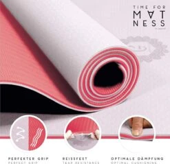 AGreenie Yoga Mat Anti-slip Vervuilingsvrij 6mm / 183x68cm Yoga Mat Breder Gemaakt Van Hoge Kwaliteit TPE / Anti-allergene Yoga Matten Incl. Yoga Mat Tas & E-book / Yoga Set -FitForce Outlet Winkel 1200x1162 11