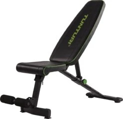 Tunturi UB20 Utility Fitnessbank - Halterbank - Trainingsbank - Buikspierbank - Verstelbaar - Incl. Gratis Tunturi Training App