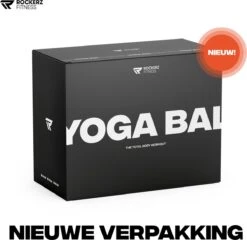 Rockerz Fitness® - Yoga Bal Inclusief Pomp - Pilates Bal - Fitness Bal - Zwangerschapsbal - Goede Houding Bij Het Thuiswerken - 75 Cm - Kleur: Oranje -FitForce Outlet Winkel 1200x1166 10