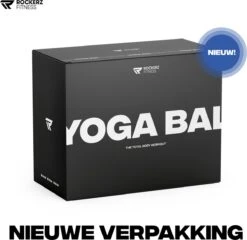 Rockerz Fitness® - Yoga Bal Inclusief Pomp - Pilates Bal - Fitness Bal - Zwangerschapsbal - Goede Houding Bij Het Thuiswerken - 55 Cm - Kleur: Blauw -FitForce Outlet Winkel 1200x1166 9