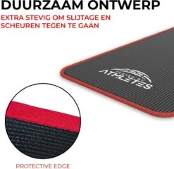 Tested By Athletes Pro II Fitnessmat + E-Book Met Oefeningen - 183 X 61 X 1cm NBR Foam - Oefenmat Met Draagtas- En Riem - Voor Fitnessoefeningen En Yoga Oefeningen -FitForce Outlet Winkel 1200x1167 7