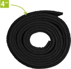 VirtuFit Premium Yoga Mat - Anti-slip - Dik (4 Mm) - 183 X 61 X 0,4 Cm - Onyx Black -FitForce Outlet Winkel 1200x1167 8