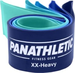 Panathletic Weerstandsbanden – Set Van 5 – Handleiding – Opbergzakje – EBook Met Extra Oefeningen – Blauw -FitForce Outlet Winkel 1200x1169 4
