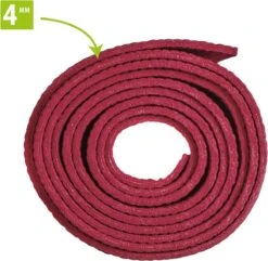 VirtuFit Premium Yoga Mat - Sportmat - Fitness Mat - Anti-slip - Dik (4 Mm) - Plum -FitForce Outlet Winkel 1200x1169 6