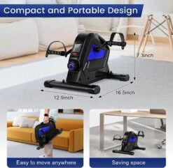 Uten 1835 - Stoelfiets - Mini Hometrainer - Fietstrainer Met Instelbare Weerstand - Fietstrainer Magnetisch Geremd - Bureaufiets - Mobiliteitstrainer -FitForce Outlet Winkel 1200x1170 3