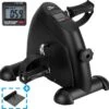 Uten - Mini Bureaufiets - Stoelfiets - Met Computer Deskbike - Bewegingstrainer Met Verstelbare Weerstand - Met LCD Display Inclusief Anti-Slipmat Mini Hometrainer - (6 Functies - Zwart)